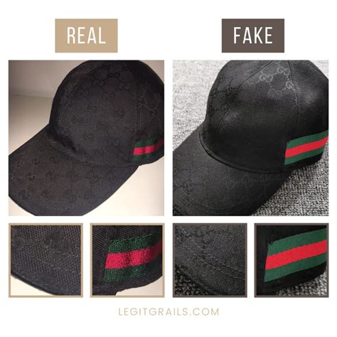 gucci black cap real vs fake|authentic gucci hat.